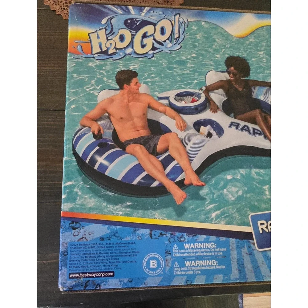 Bestway H20Go Rapid Rider‎ 2 Side-by-Side Double River/Float Tube